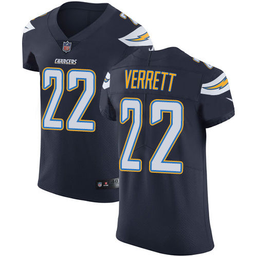 Nike Chargers #22 Jason Verrett Navy Blue Team Color Men's Stitched NFL Vapor Untouchable Elite Jersey